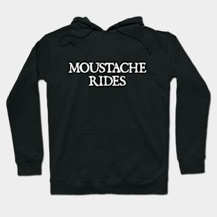 Moustache Rides Classic Movies 80s Hoodie